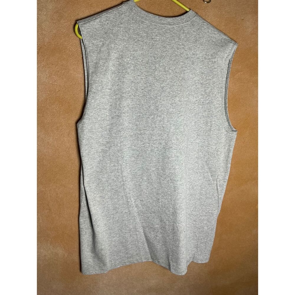 YAZBEK Puerto Vallarta Mexico Sleeveless T-Shirt Graphic Print Gray Size L‎ - Picture 5 of 9
